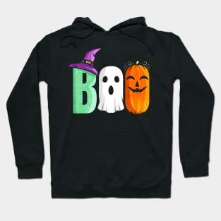 The Three Boo Witch Ghost Pumpkin Costume Halloween Hoodie